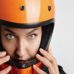 Female Motorcyclist