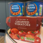 Own brand beans and tomatoes