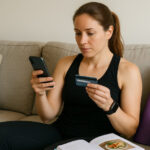 Woman Buying Herself Thin