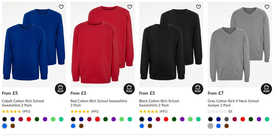 Asda George School Jumper