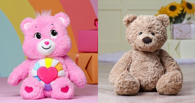 Care Bear vs Jellycat Bear