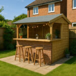 Outdoor drinks bar