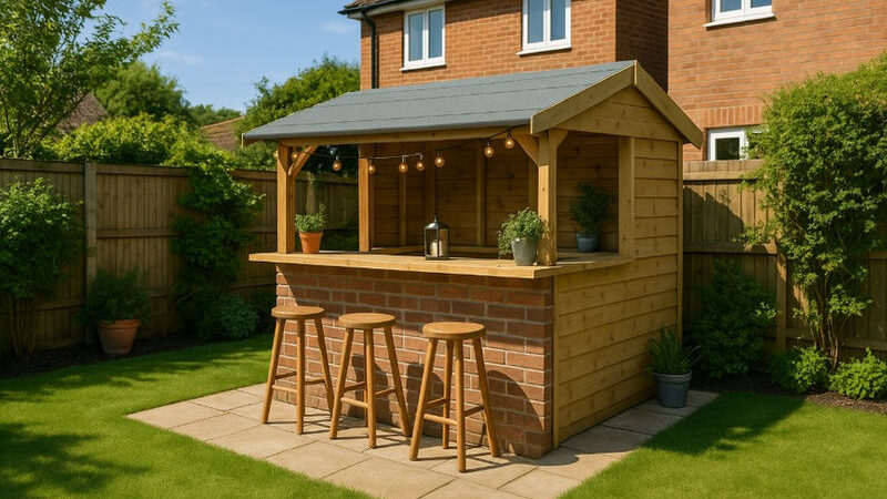 How to Design an Inviting Outdoor Drinks Bar Setup