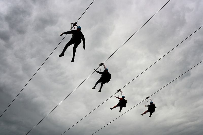 zip lining