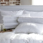 Comfy bed and pillows