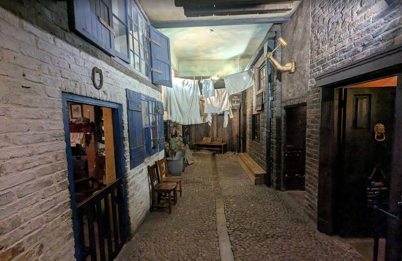 Abbey House Museum back alley