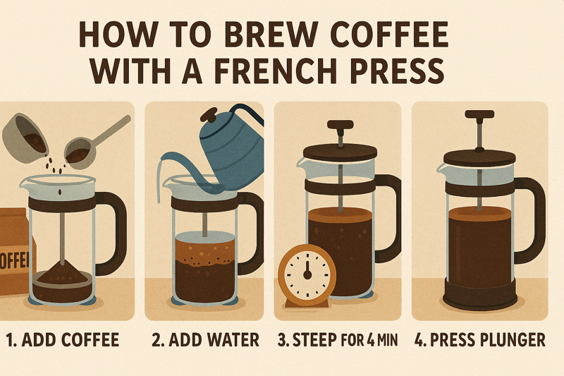 how to brew coffee with a french press