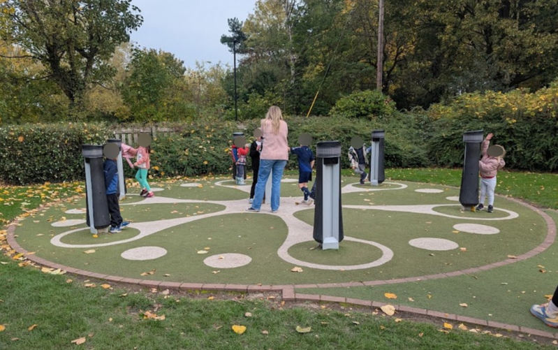 Bruntwood Park Interactive Digital Play Pillars