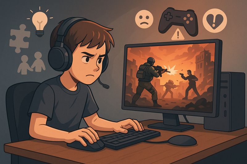The impact of computer games on young people