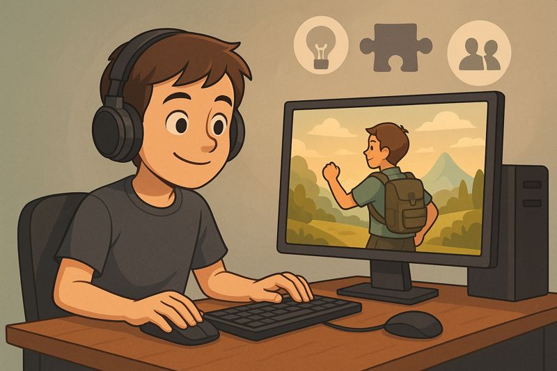 positive impact computer games