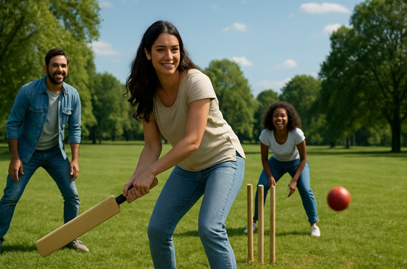 Cricket in the park