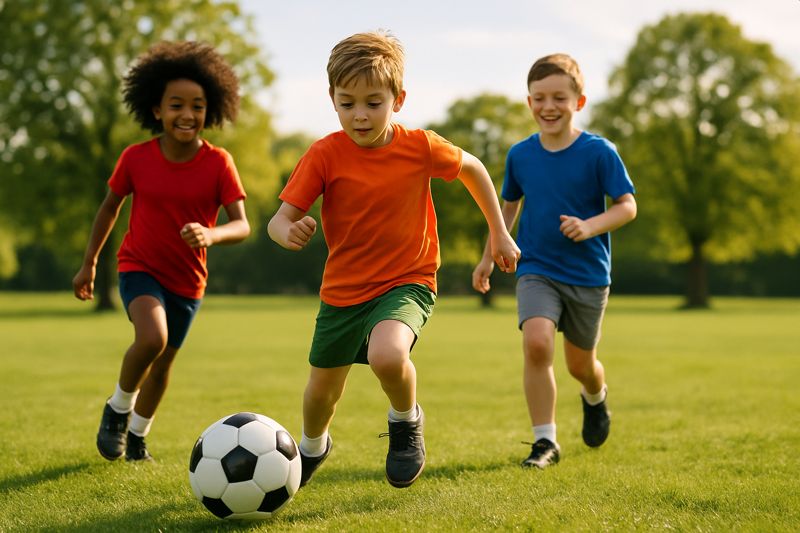 The health benefits of football for children