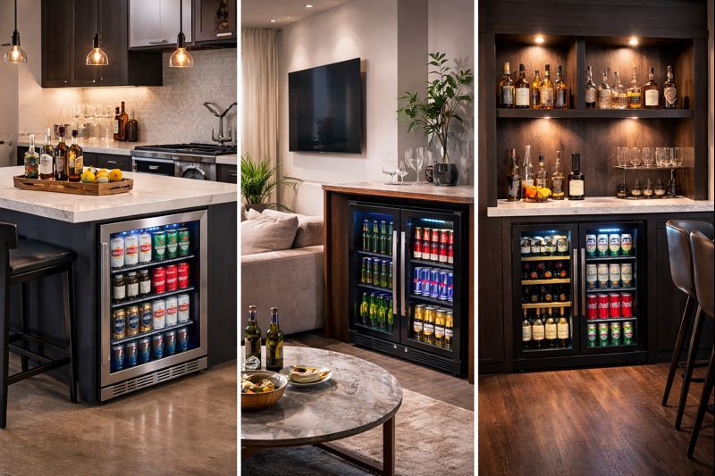 best locations for beer fridges