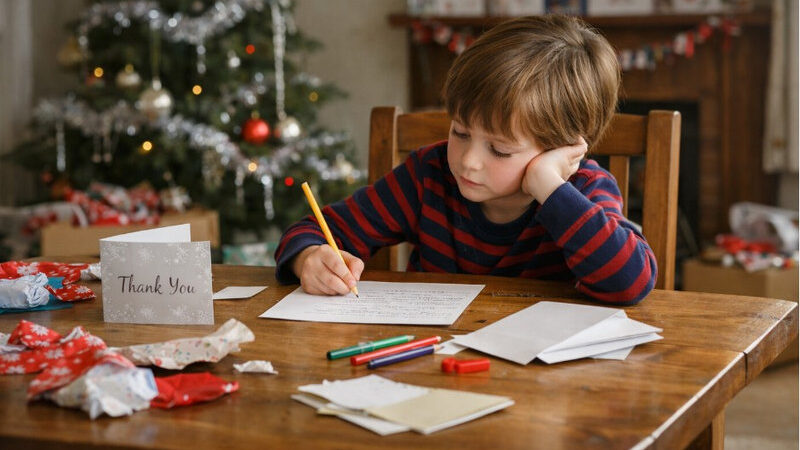 What Happened To Kids Writing Thank You Letters After Christmas?