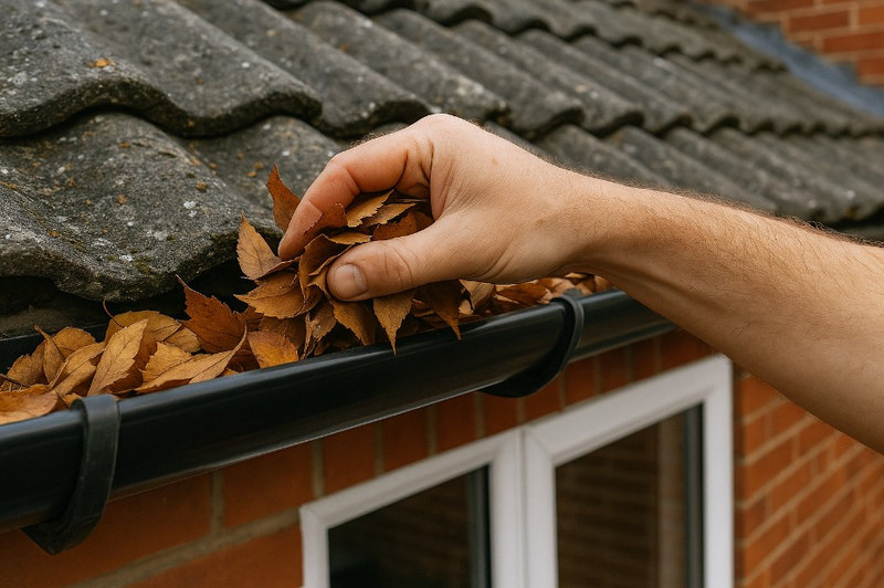 Clearing gutters