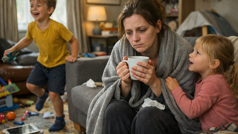 Parenting While Sick: Keeping the Kids Alive When You Feel like You’re Dying