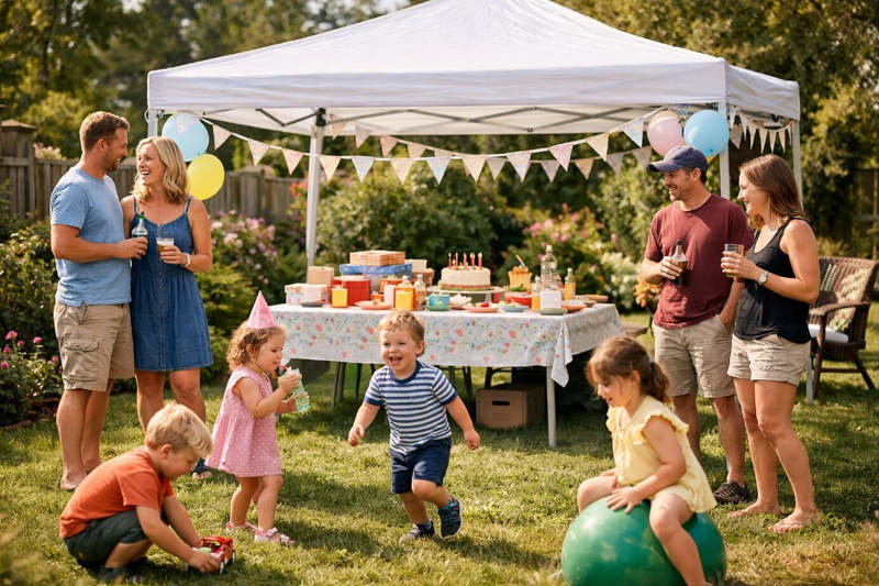 Why Pop-Up Gazebos Are Great for Family Days and Birthdays