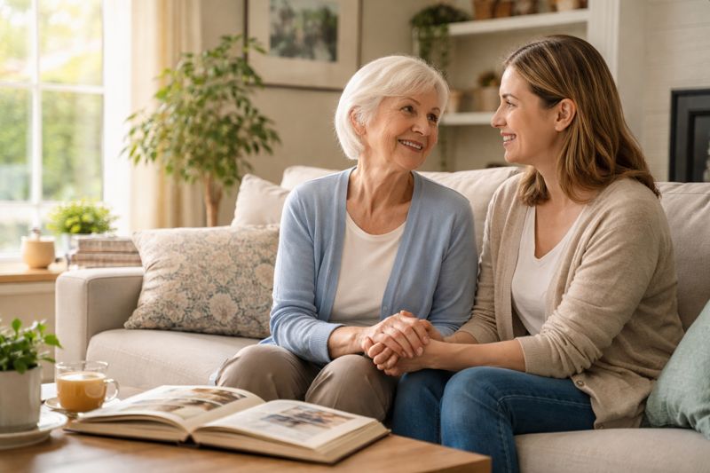 caring for older relative with dementia