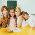 Happy Kids in Classroom