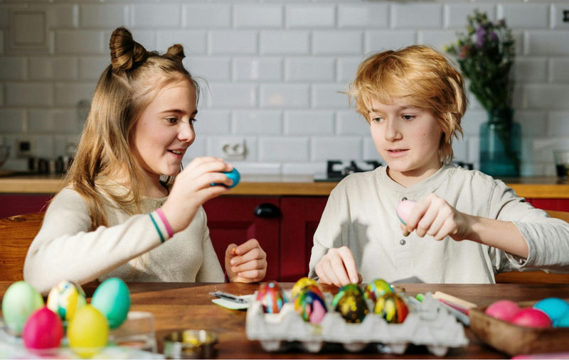 Painting Easter Eggs