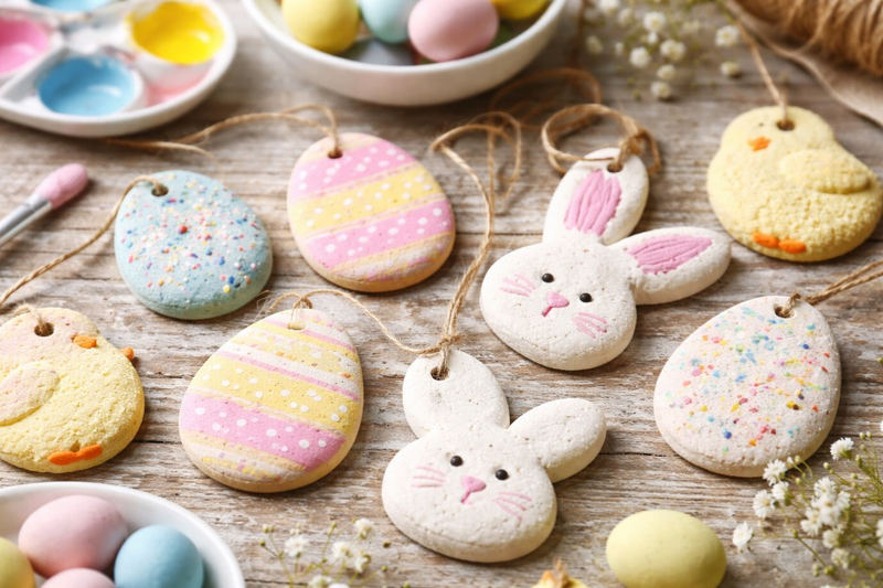 Salt Dough Easter Decorations