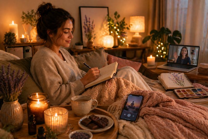 calm atmosphere night in