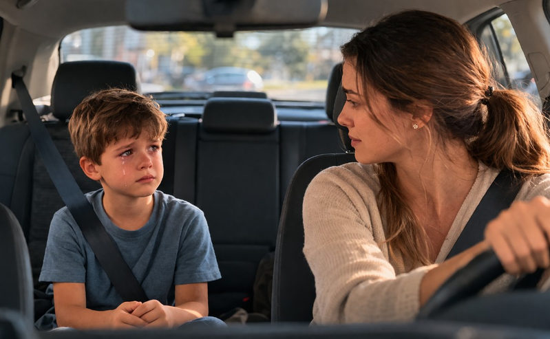 Child Crying in Car