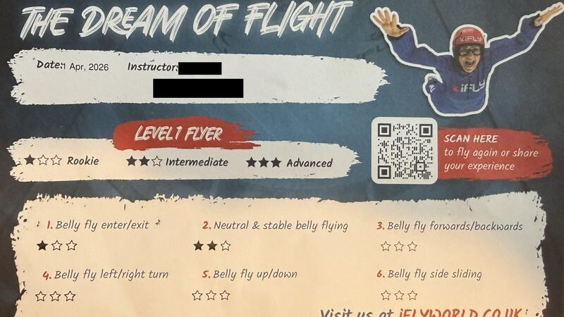 Our Family Experience at iFLY Manchester: Thrills, Laughter… and a Bit of Pressure