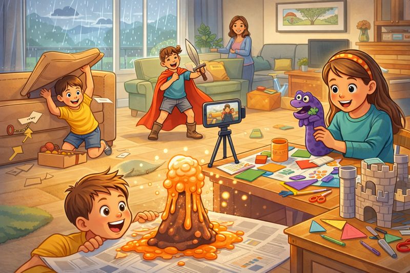 How to Keep the Kids Entertained on Rainy Days