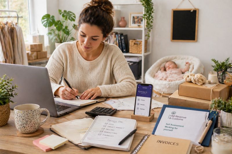 setting up new business as a mum