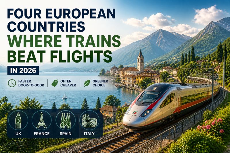 Four European Countries Where Trains Beat Flights in 2026