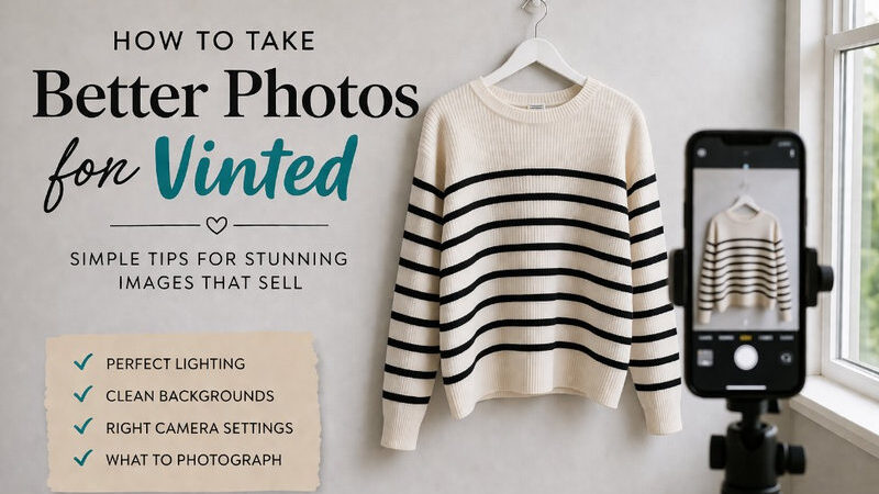 Quick Guide On How To Take Better Photos For Vinted