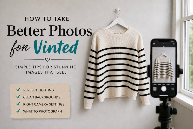 Quick Guide On How To Take Better Photos For Vinted