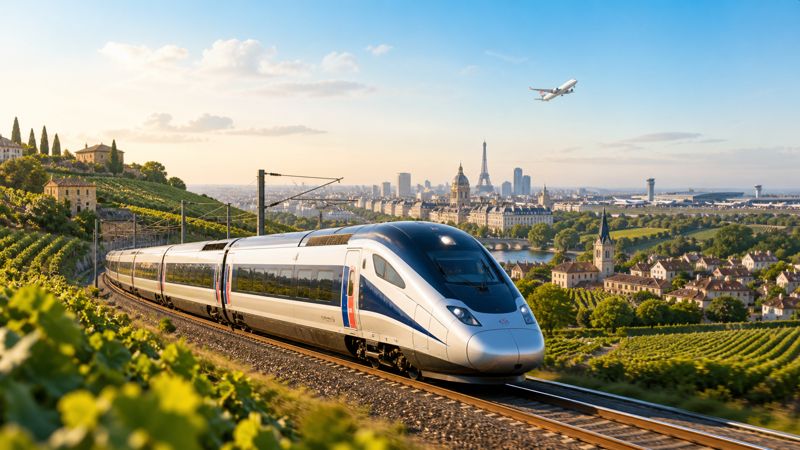 train around france