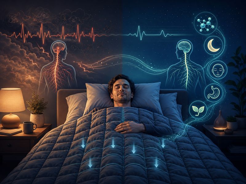 weighted blanket mechanism