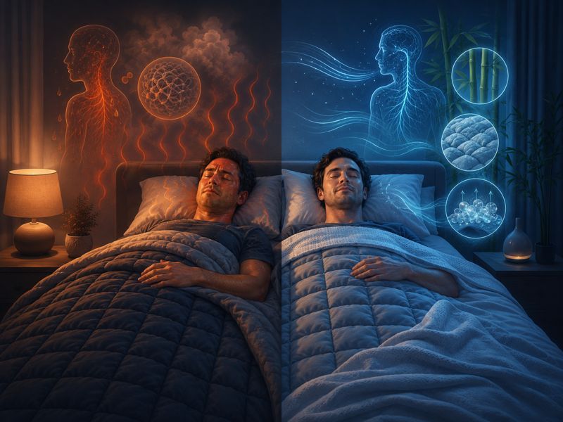 weighted blanket temp