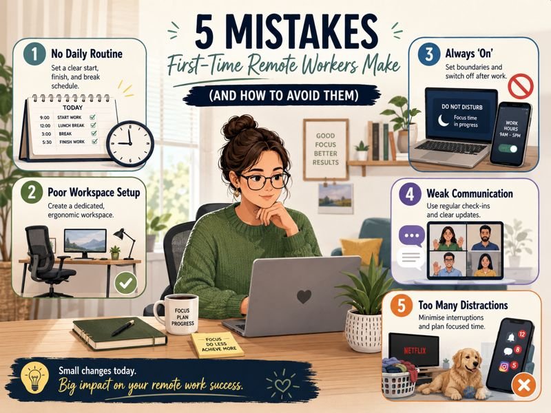 5 Mistakes First-Time Remote Workers Make (And How to Avoid Them)