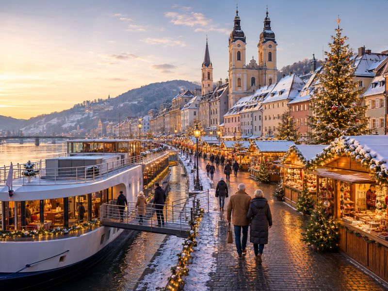 Christmas Market Advantage of River Routes