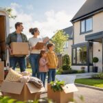moving to new home with family