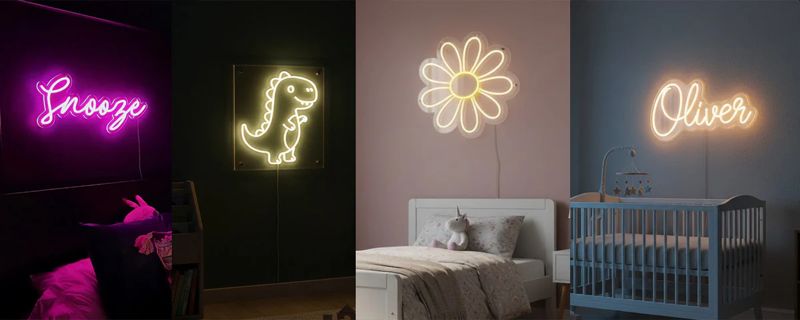 neon signs childrens rooms