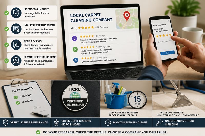 finding carpet cleaning company