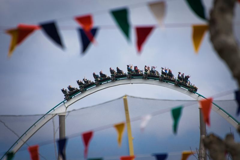 rollercoaster at PortAventura World