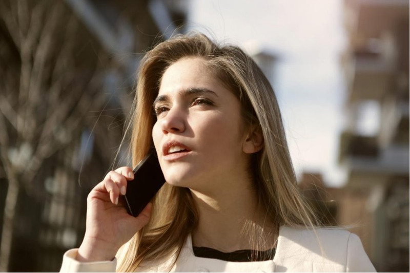 Woman Talking on the Phone