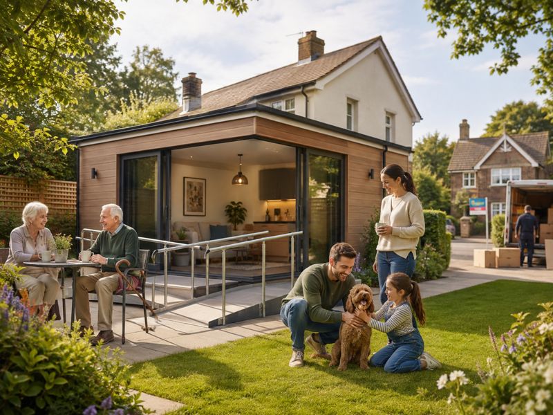 Adding an Annexe or Granny Flat for Multigenerational Living, or Selling and Moving?