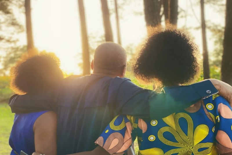 Grieving Family