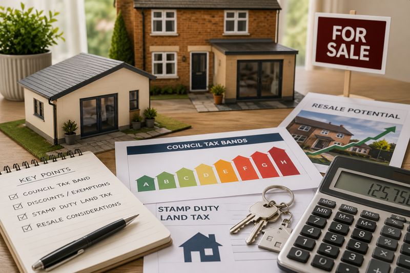 self-contained annexe may receive its own council tax band