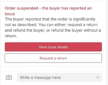 Vinted Order Not As Described
