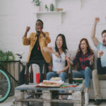 Watching Football with Friends