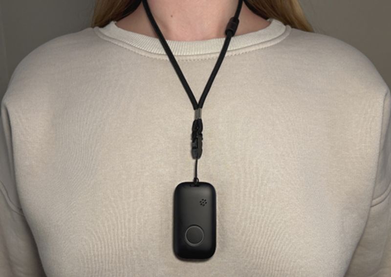 wearable medical alert pendant for an ageing parent