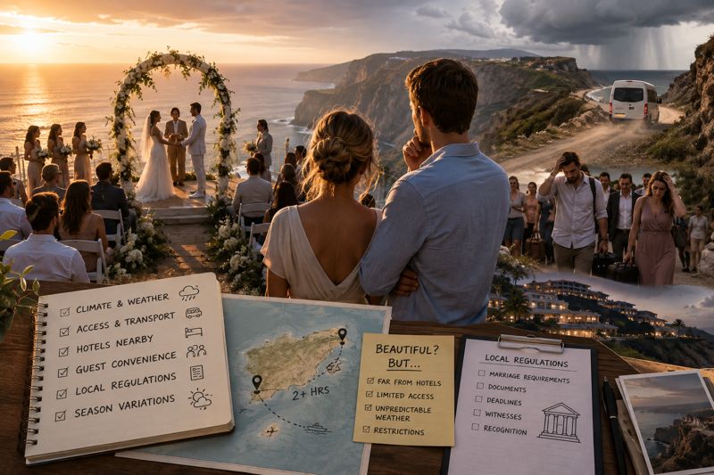 wedding location considerations